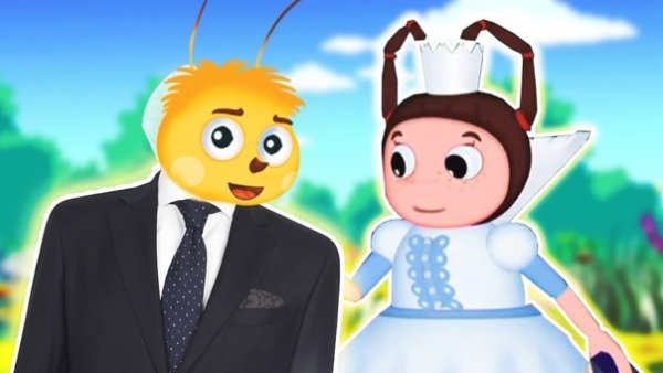 Мила и пчелёнок из Лунтика