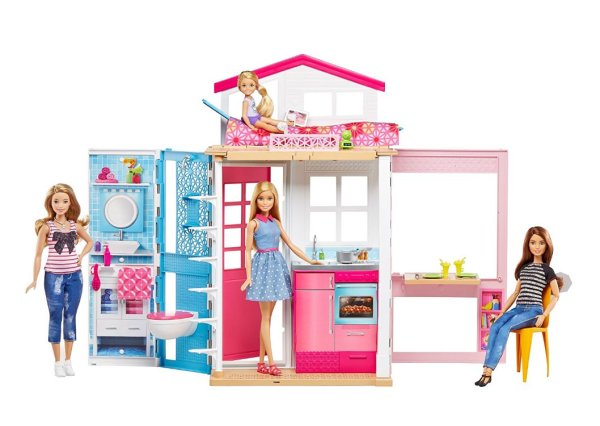 Двухэтажный кукольный домик Барби dvv47 Mattel