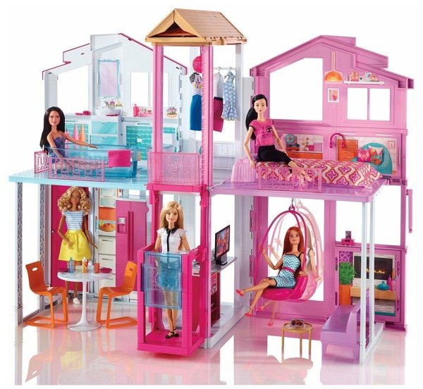 Mattel Barbie dly32 Барби городской дом Малибу