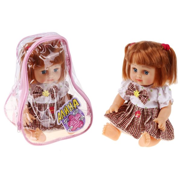 Кукла Алина в рюкзачке