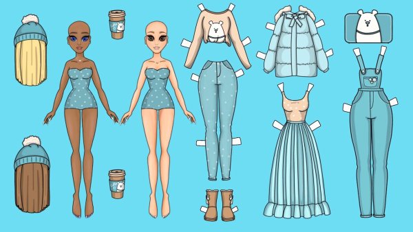KATEMADE Art бумажные куклы