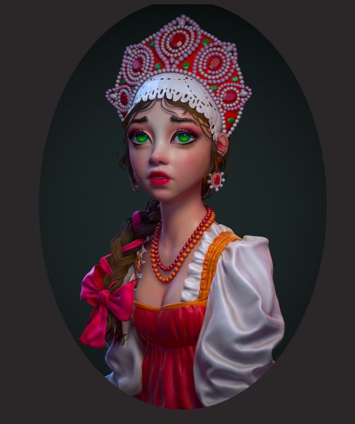 SIMS 4 кокошник