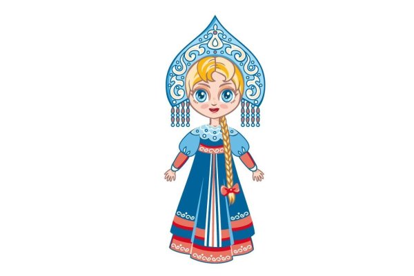 Рисунок русской красавицы