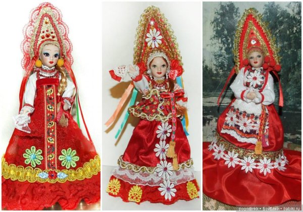 Кукла в кокошнике
