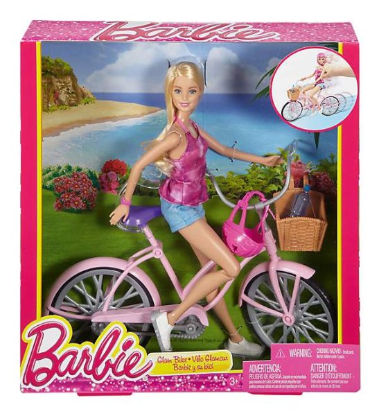 Набор Barbie на ГЛАМУРНОМ велосипеде, djr54