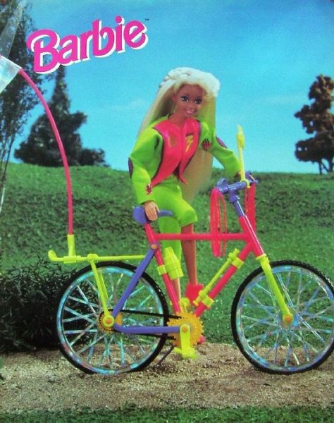 Кукла Келли Mattel велосипедистка