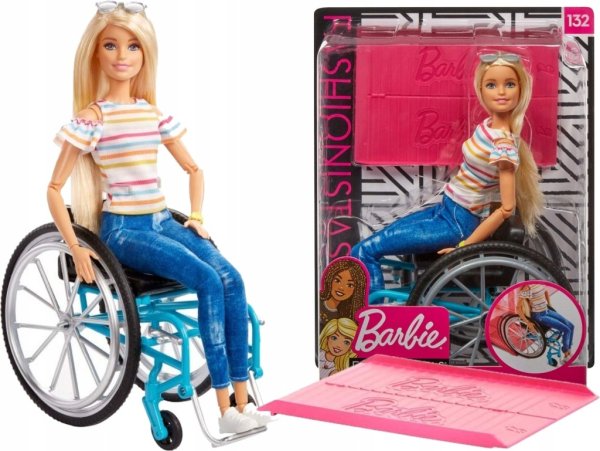 Кукла Barbie Fashionistas в инвалидной коляске, ggl22