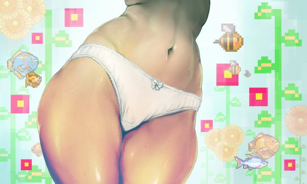 Девушки в нарисованных трусах