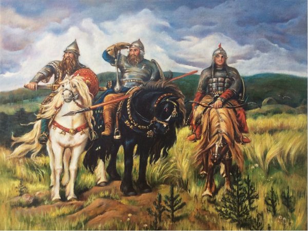3 Богатыря Васнецова