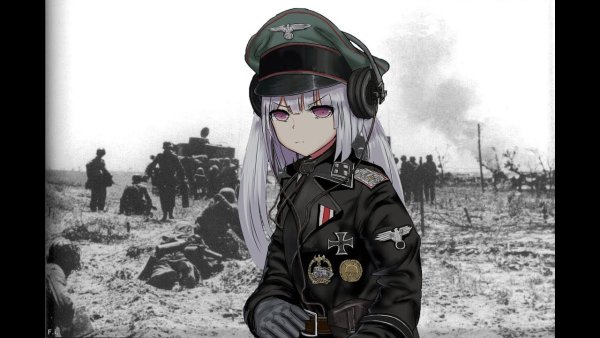 Немецкий солдат аниме