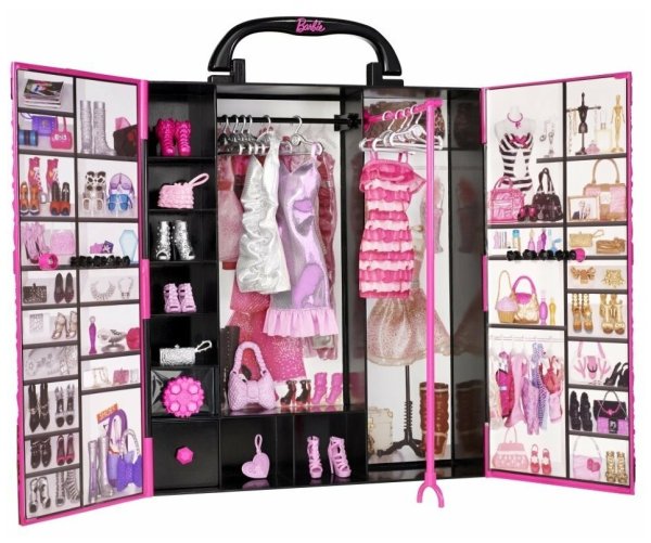 Шкаф для одежды, Barbie Mattel 17222663
