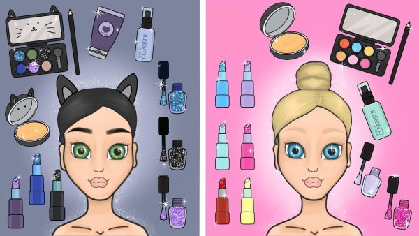Косметика для кукол вырезать