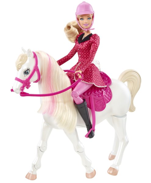 Куклы Барби с лошадью интерактивная Mattel