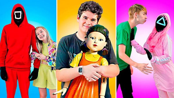 Картинки игра кальмара сериал кукла
