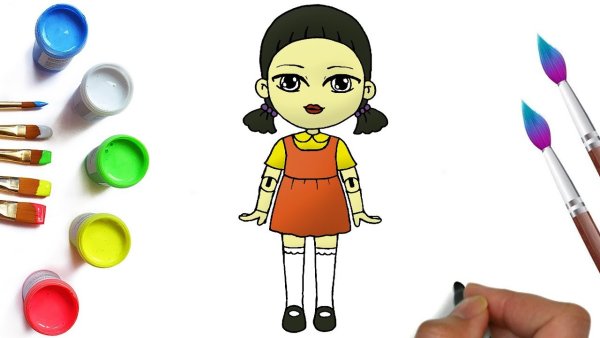Картинки куклы из игры в кальмара