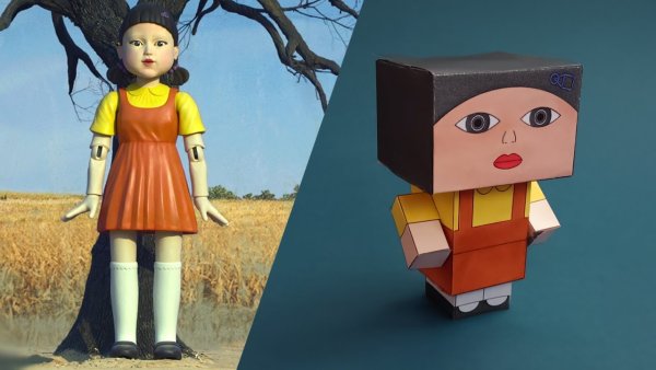 Кукла из игры в кальмара