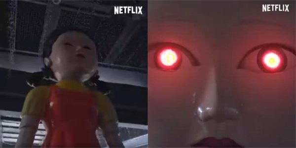 Глаза светятся у игрушек