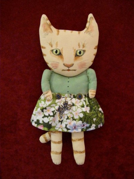 Арт кукла кошка