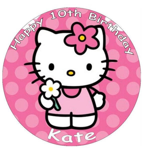 Hello Kitty с цветочком