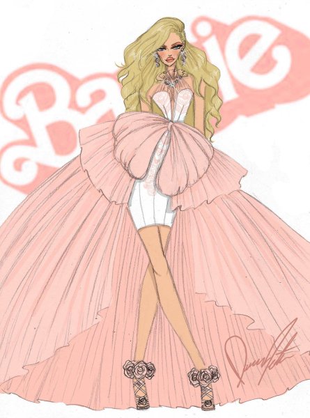 Barbie эскиз