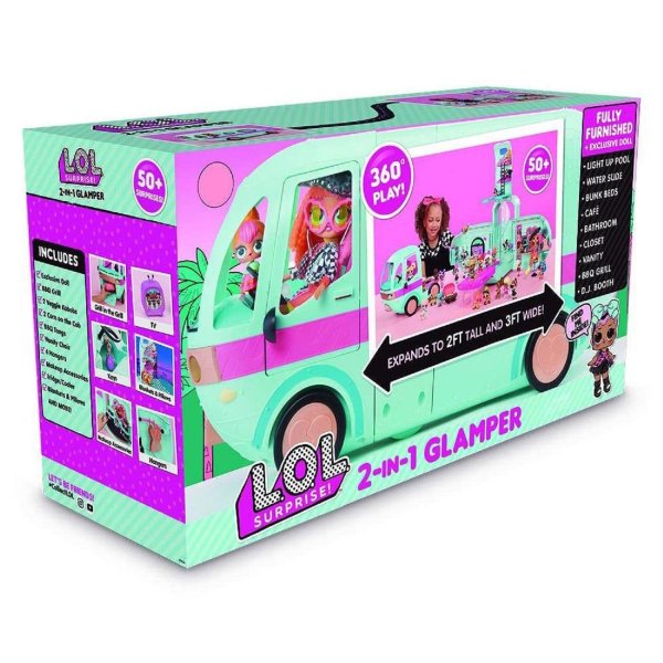 Большой фургон для кукол l.o.l. Surprise 2-in-1 Glamper