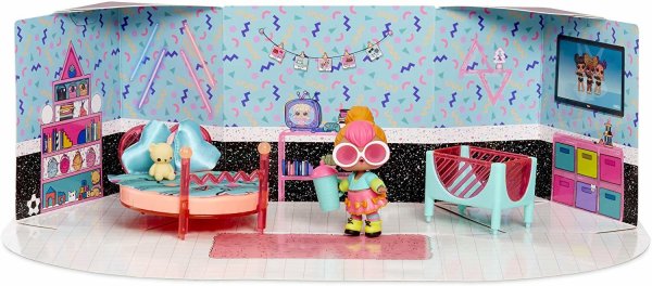 Игровой набор mga Entertainment lol Surprise Furniture Neon q.t. Bedroom