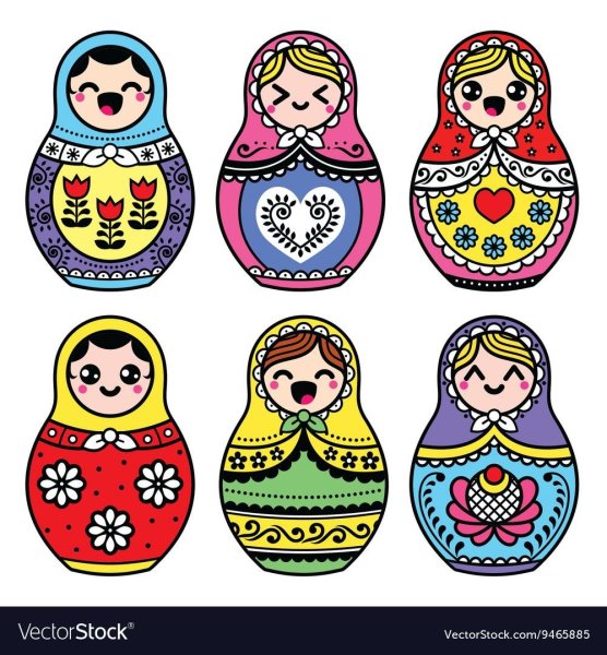 Стилизация образа матрешки