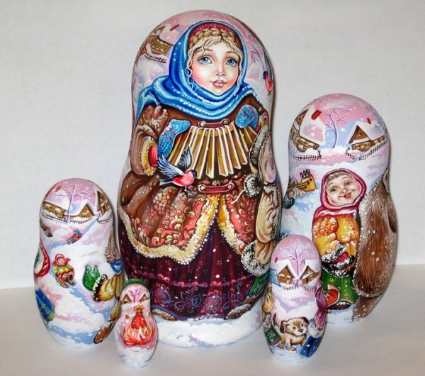 Матрешка авторская Чмелева