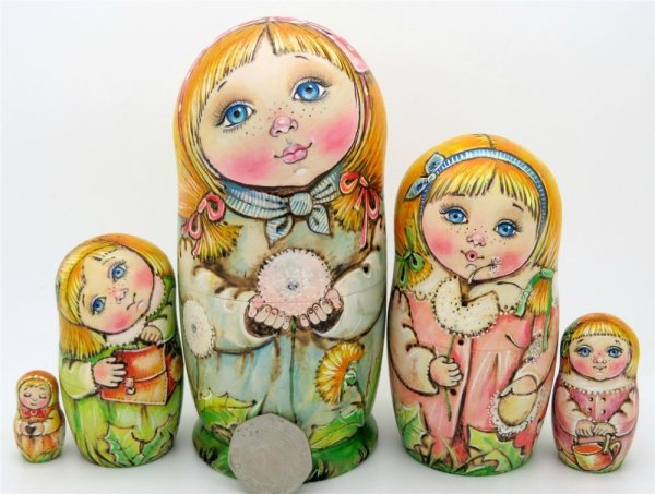 Роспись по матрешкам
