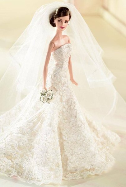 Carolina Herrera Bride Barbie
