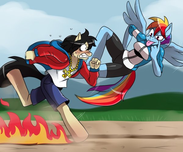 Ss2sonic MLP Антро Радуга Дэш