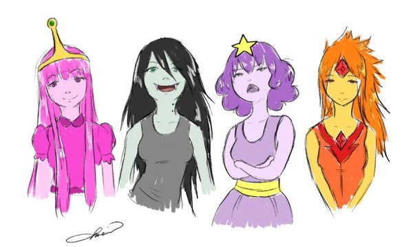 Adventure time хуманизация