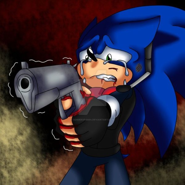 Sonic the Hedgehog с оружием