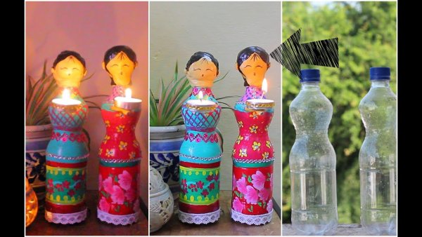 Куколка из пластиковой бутылки