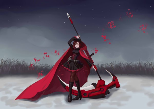 RWBY Руби Роуз демон