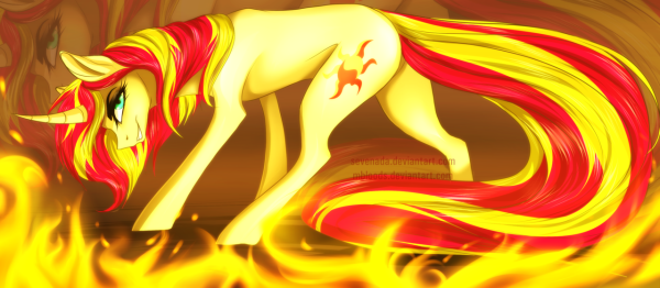 Сансет Шиммер Art Pony