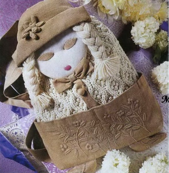 Сумочка для текстильной куклы