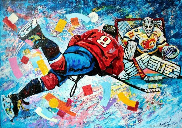 Хоккей живопись
