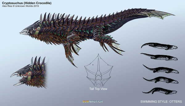 Subnautica Левиафан концепт арт