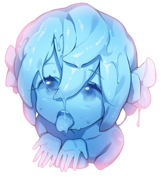 СЛАЙМ голубой Monster girl