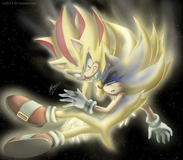 Sonic by myly14 и Шедоу