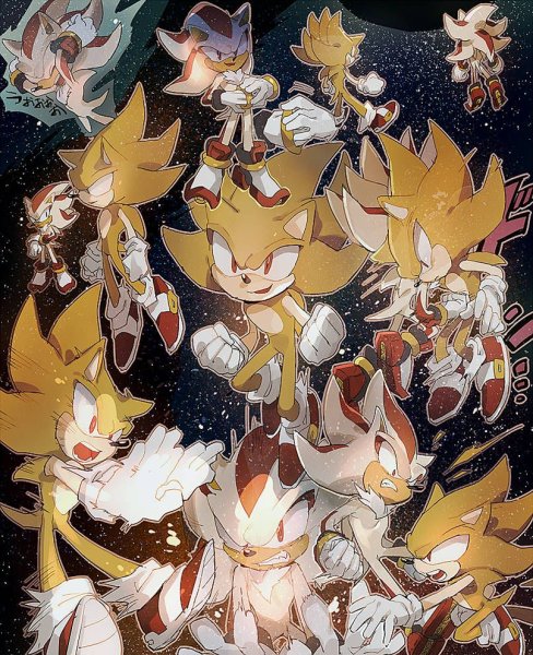 Super Sonic and super Shadow