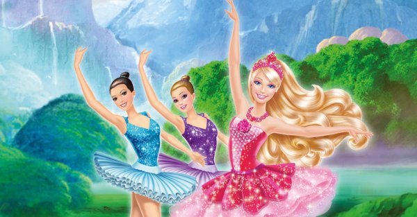 Barbie: балерина в розовых пуантах мультфильм 2013