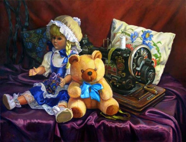 Художник Елена Шумакова куклы