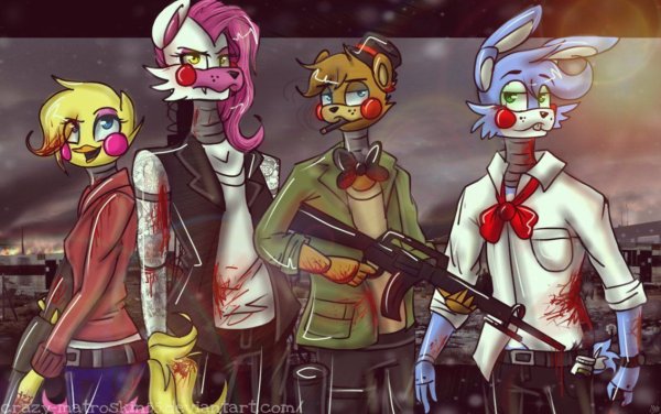 Crazy matroskin55 FNAF Фокси и чика
