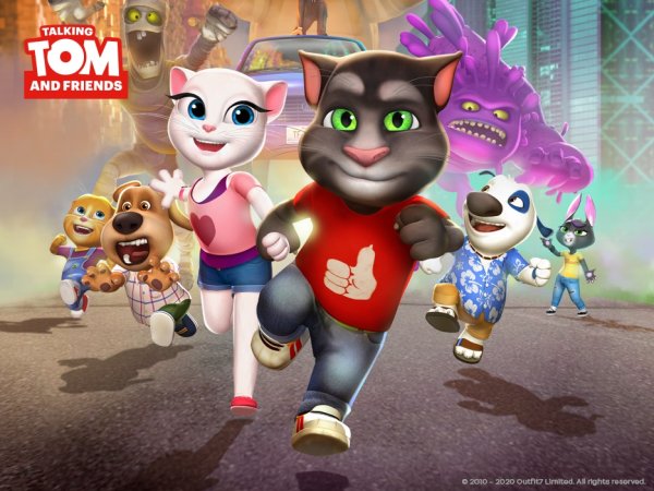Игра talking Tom friends