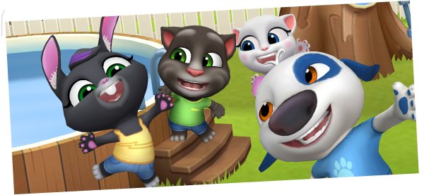 Игра talking Tom friends Бекка
