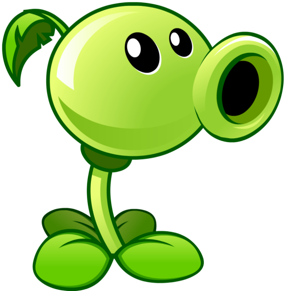 Plants vs Zombies растения Peashooter