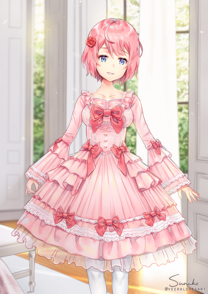 Розоволосая принцесса аниме