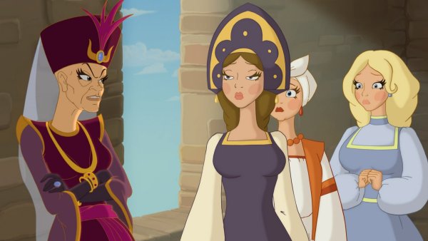 Мультфильм 3 богатыря и Шамаханская царица